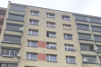 Zasklení balkonu Teplice únor 2017