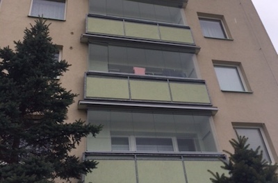 Zasklení balkonu Teplice