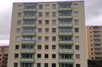 Zasklení balkonu Teplice září 2016