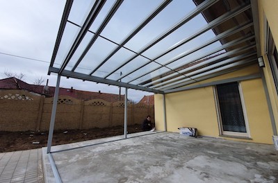 Kompletní terasa systému Lumon, Chrášť - březen 2020